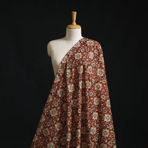 Natural dyed hand block print cotton pedana kalamkari