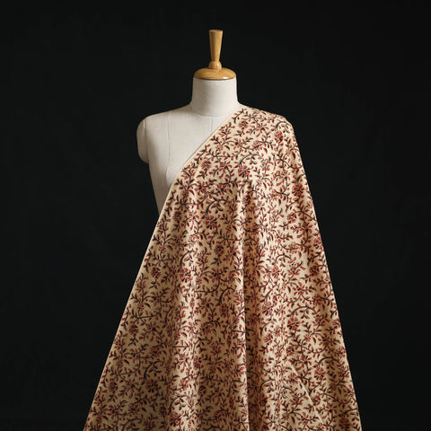 Natural dyed hand block print cotton pedana kalamkari