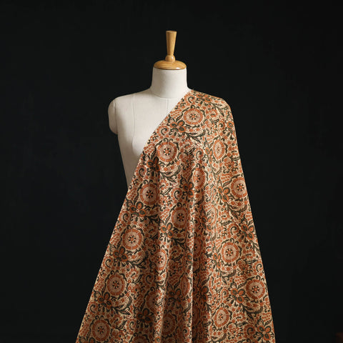 Natural dyed hand block print cotton pedana kalamkari