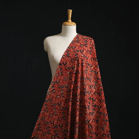 Natural dyed hand block print cotton pedana kalamkari