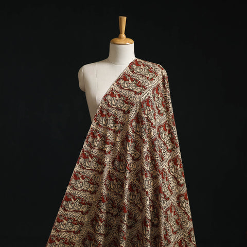 Natural dyed hand block print cotton pedana kalamkari