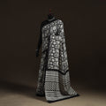 Natural dyed hand block print pure mul cotton bagru saree