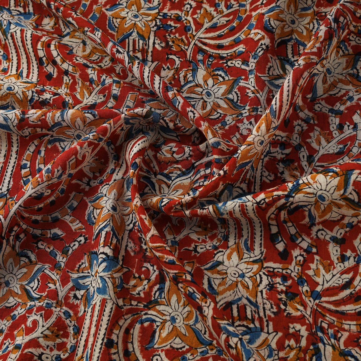 Natural dyed hand block print pure mul cotton pedana