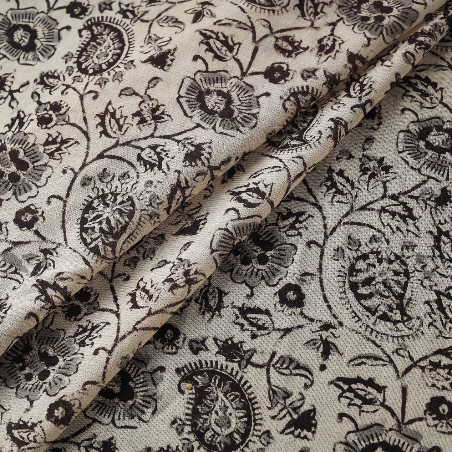 Natural dyed hand block print pure mul cotton pedana