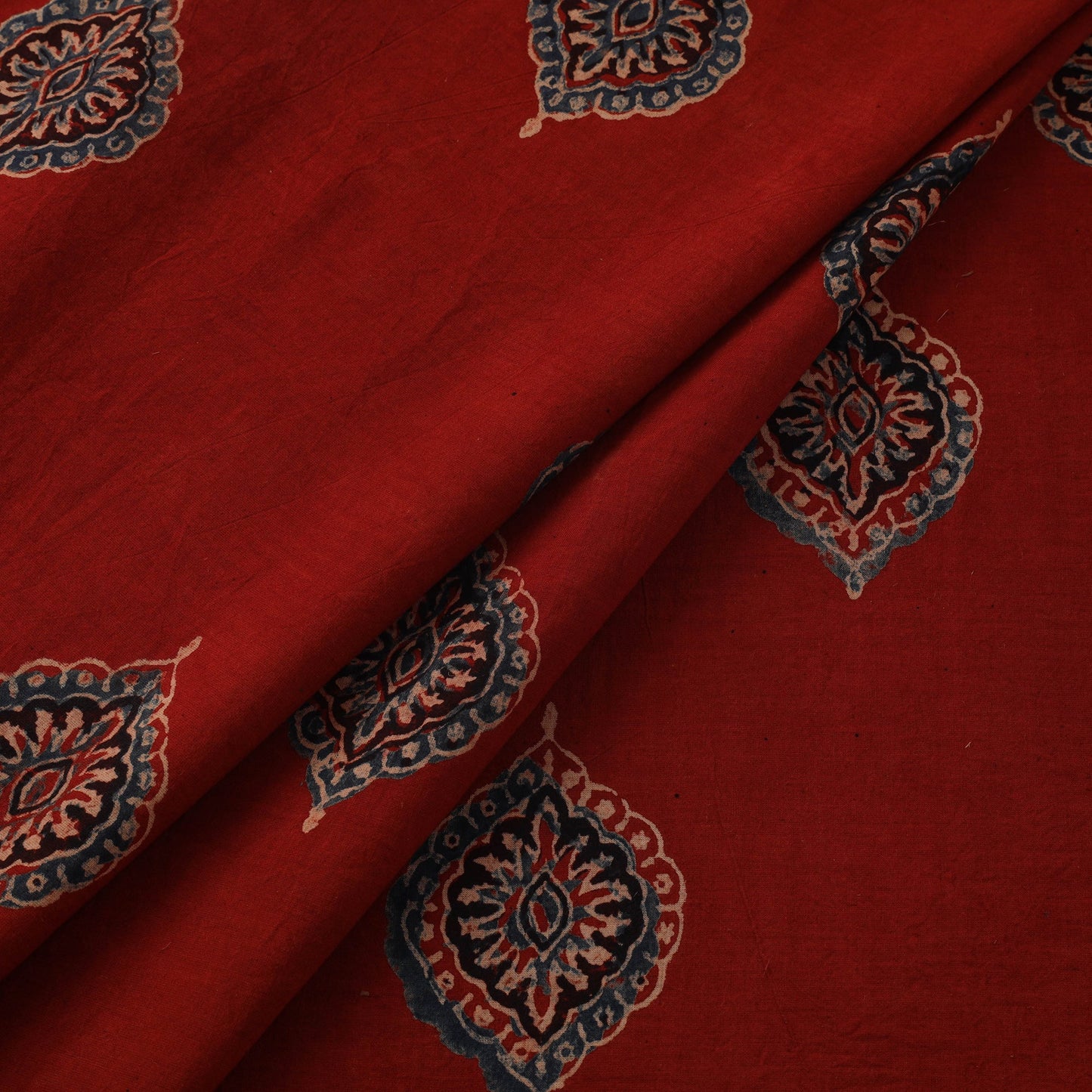 Natural dyed hand cotton fabric 01 - handcrafted