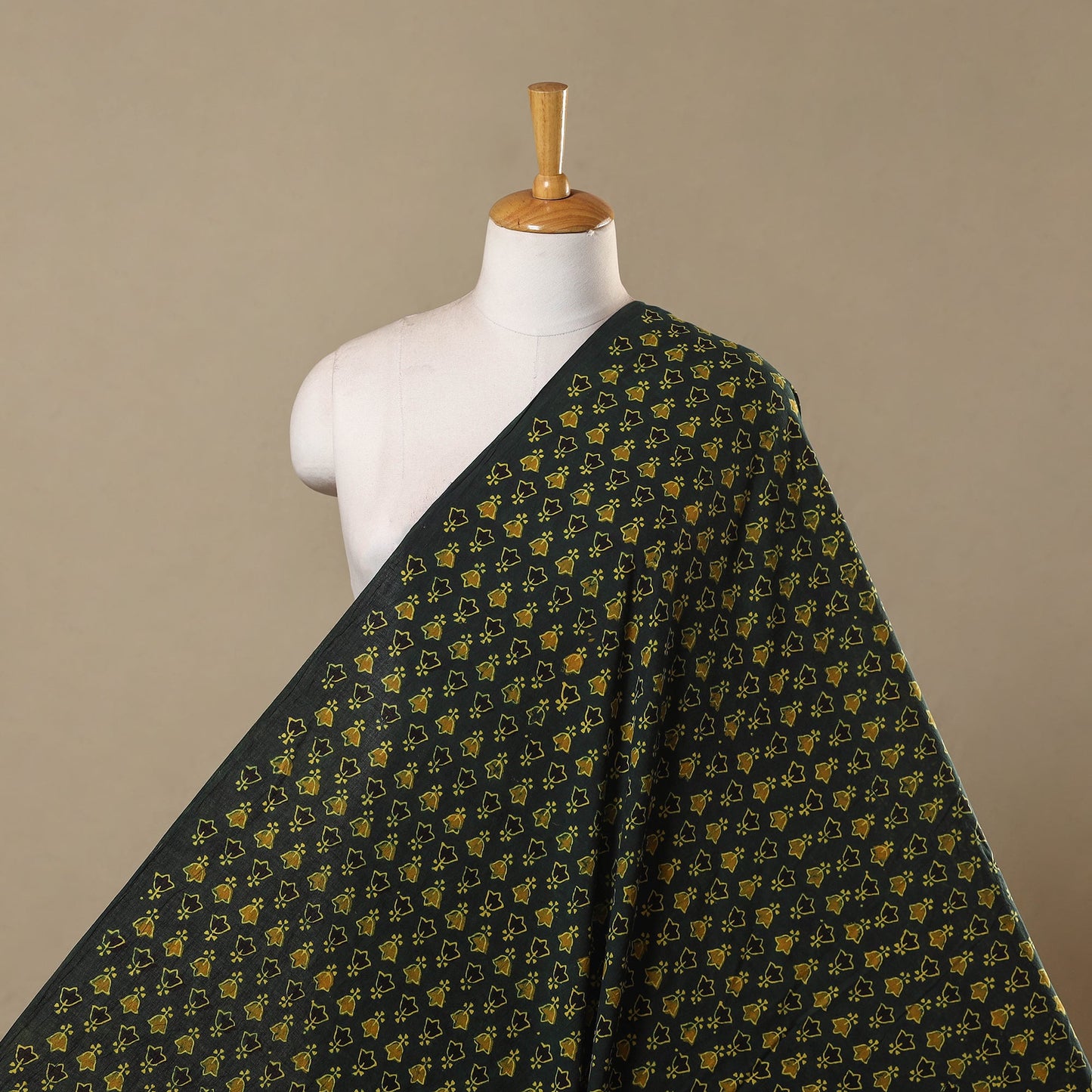 Natural dyed hand cotton fabric 01 - handcrafted