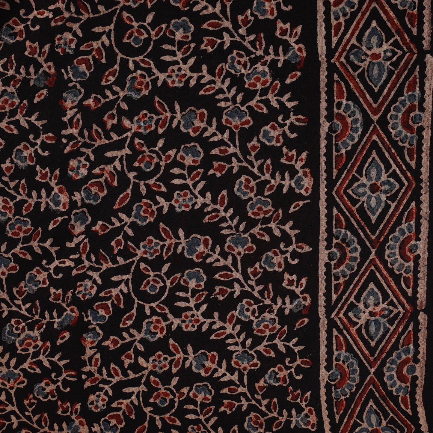 Natural dyed hand cotton fabric 02 - handcrafted