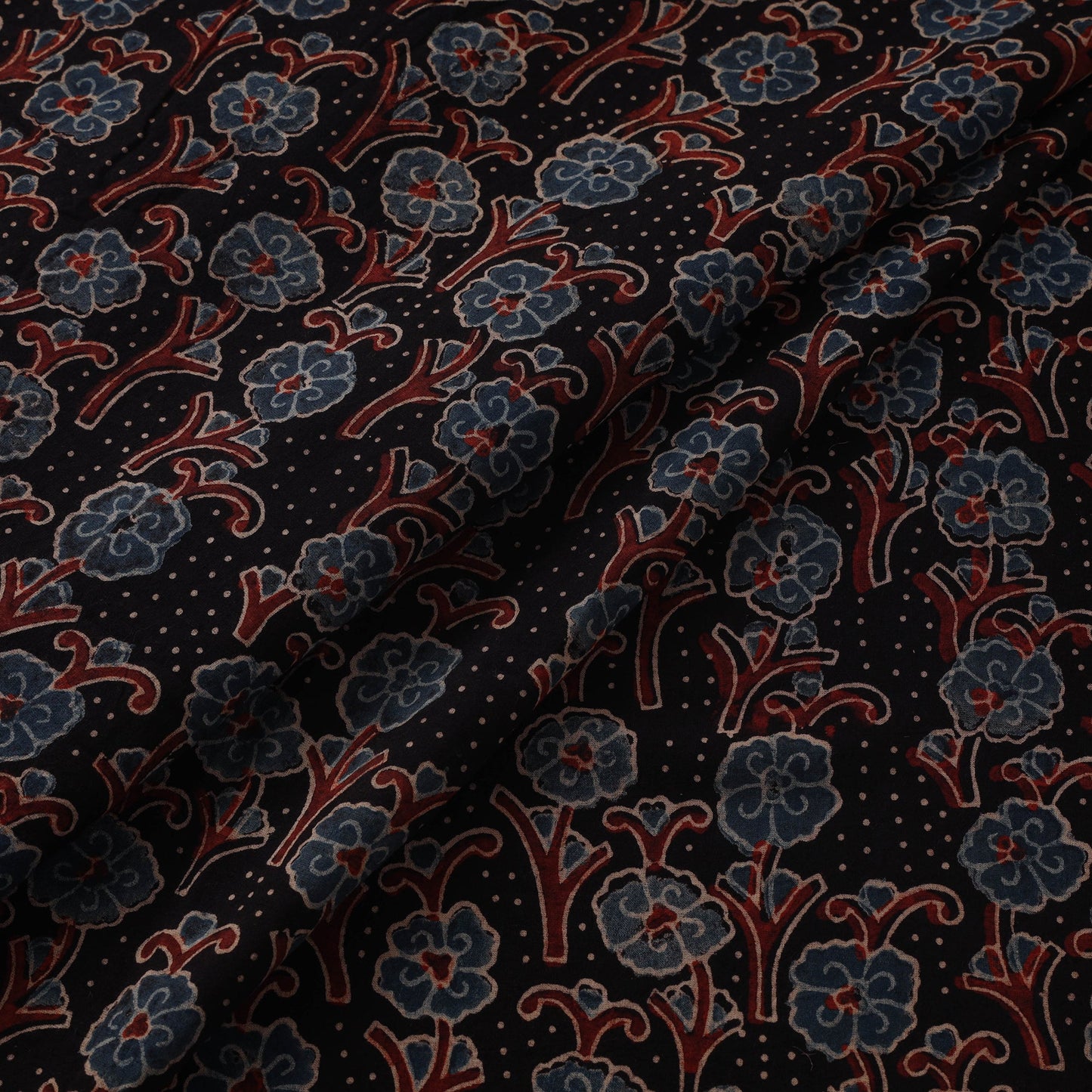 Natural dyed hand cotton fabric 03 - handcrafted