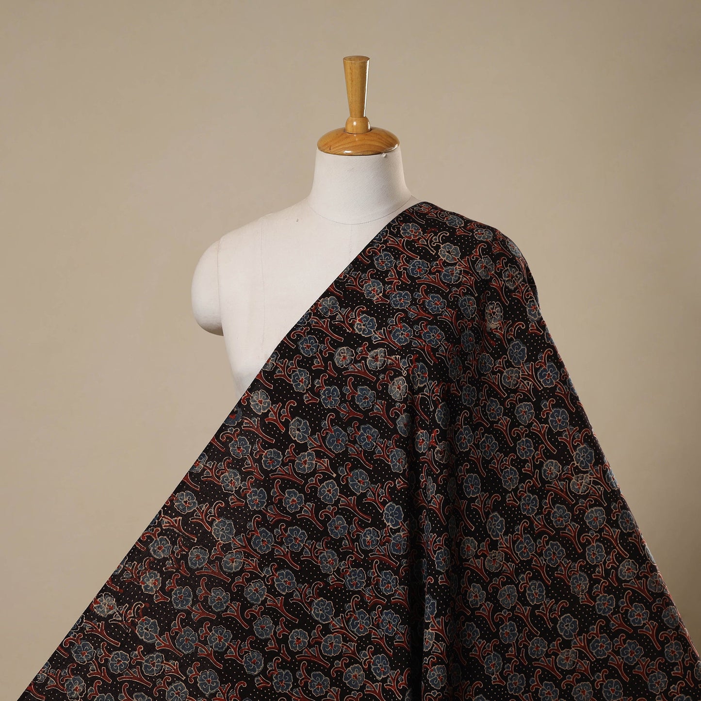 Natural dyed hand cotton fabric 03 - handcrafted