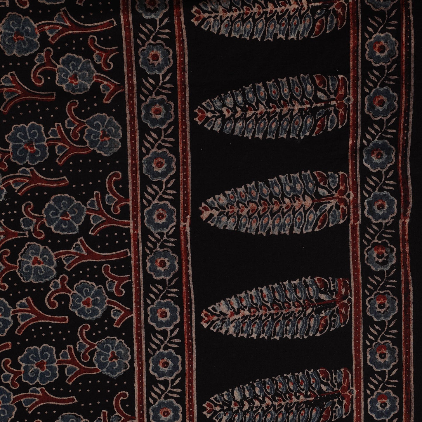 Natural dyed hand cotton fabric 03 - handcrafted