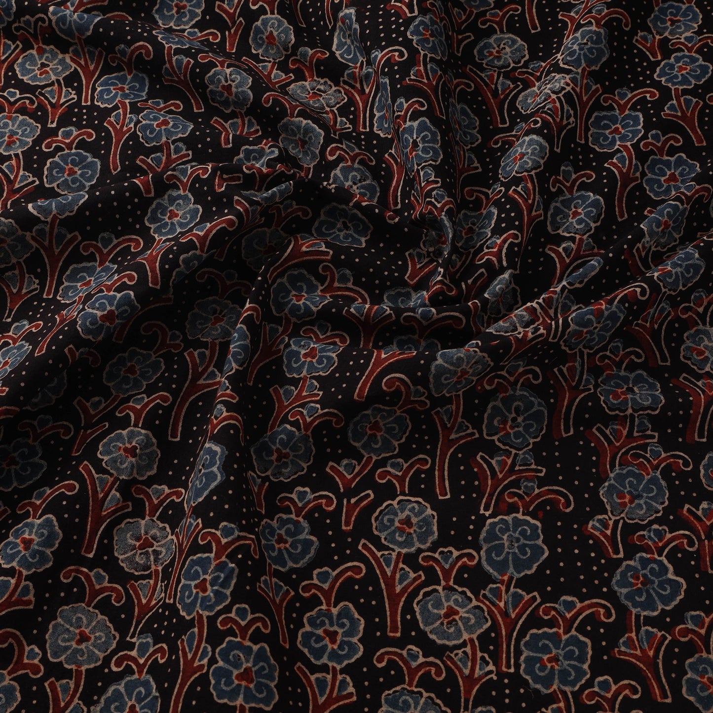 Natural dyed hand cotton fabric 03 - handcrafted