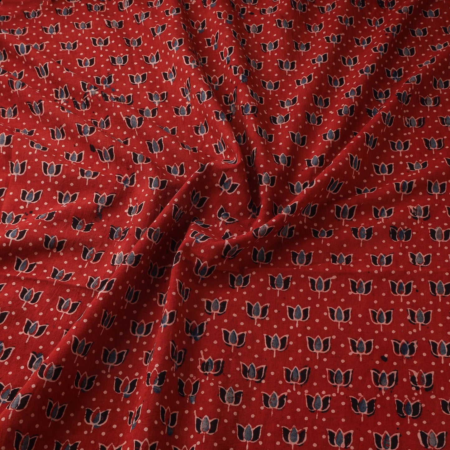 Natural dyed hand cotton fabric 04 - handcrafted