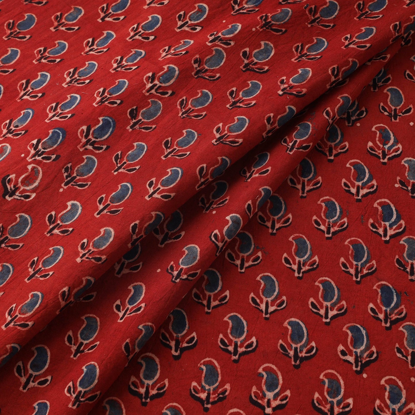 Natural dyed hand cotton fabric 05 - handcrafted