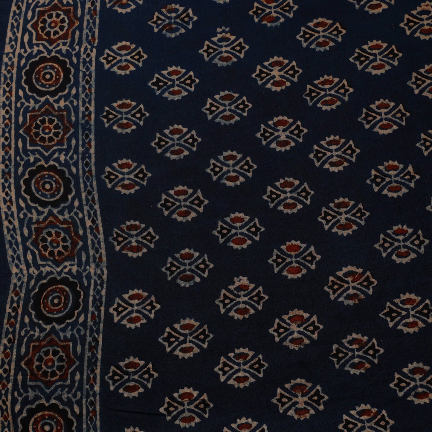 Natural dyed hand cotton fabric 05 - handcrafted