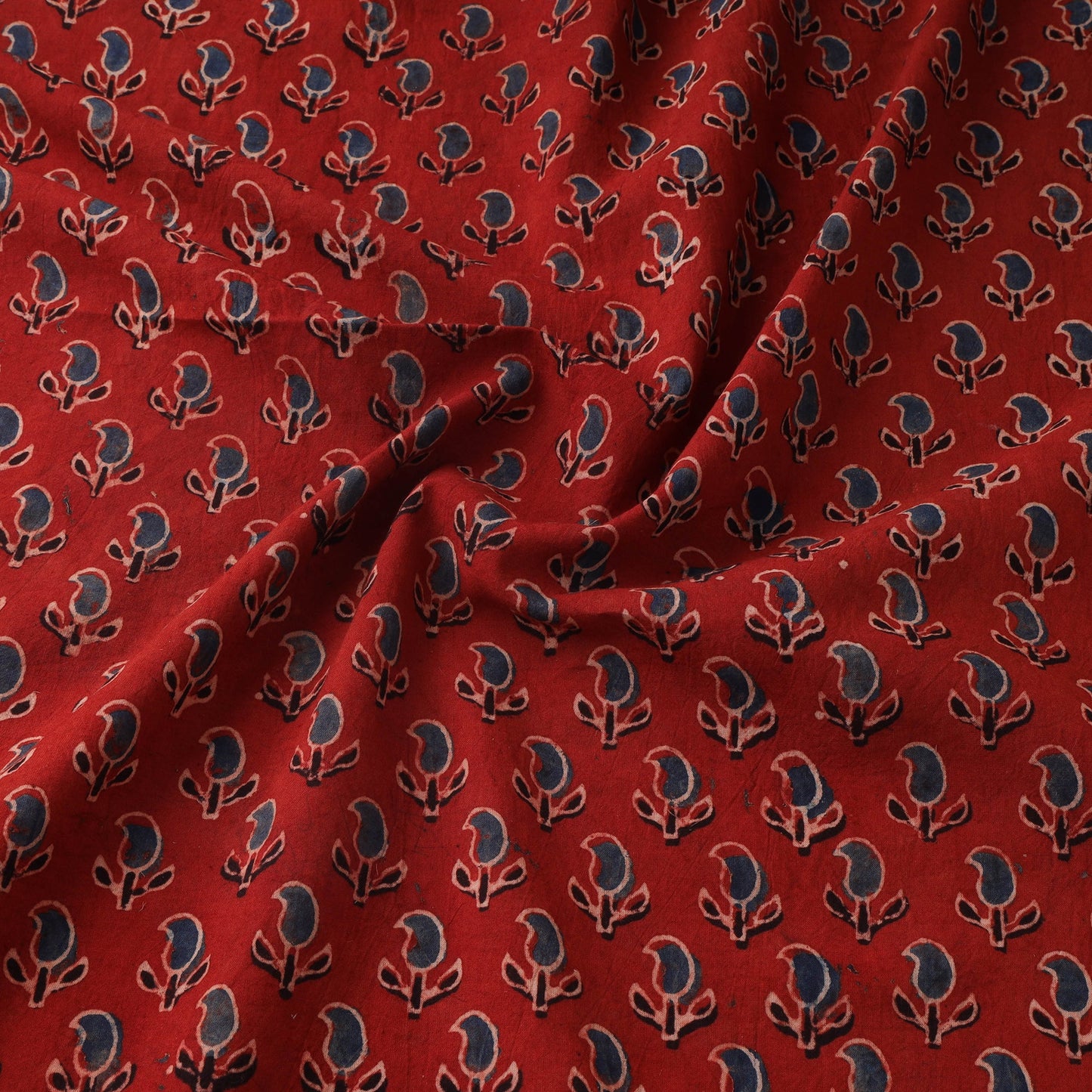 Natural dyed hand cotton fabric 05 - handcrafted