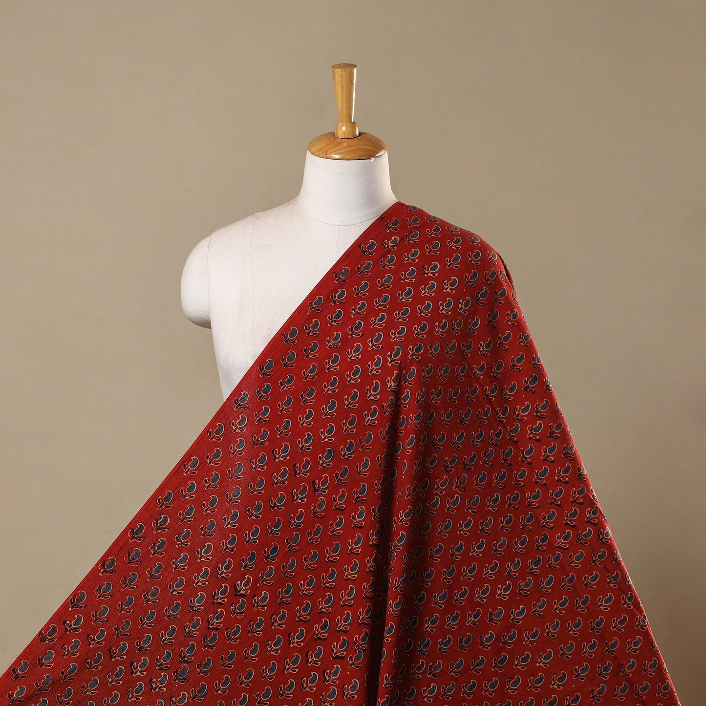 Natural dyed hand cotton fabric 05 - handcrafted