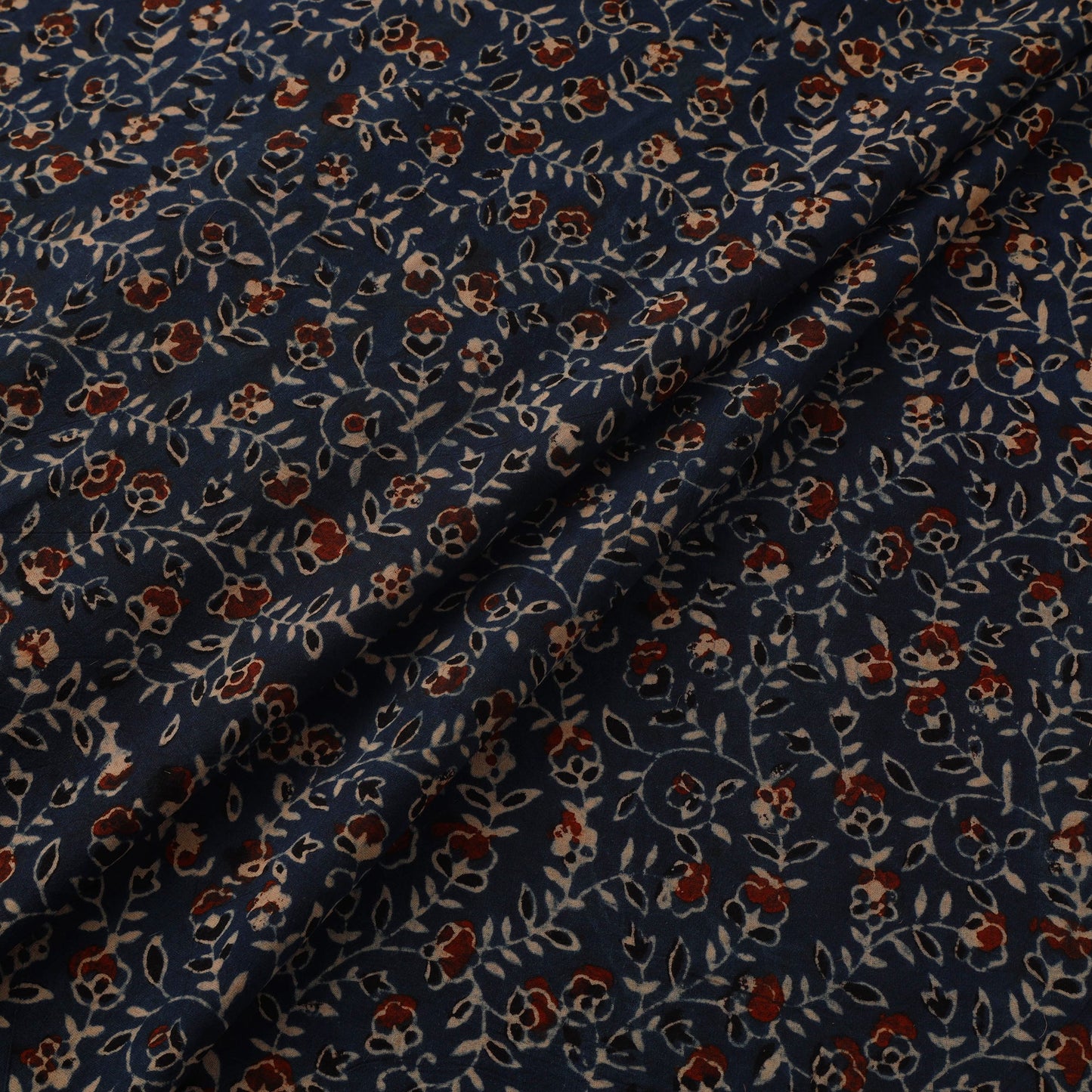 Natural dyed hand cotton fabric 07 - handcrafted