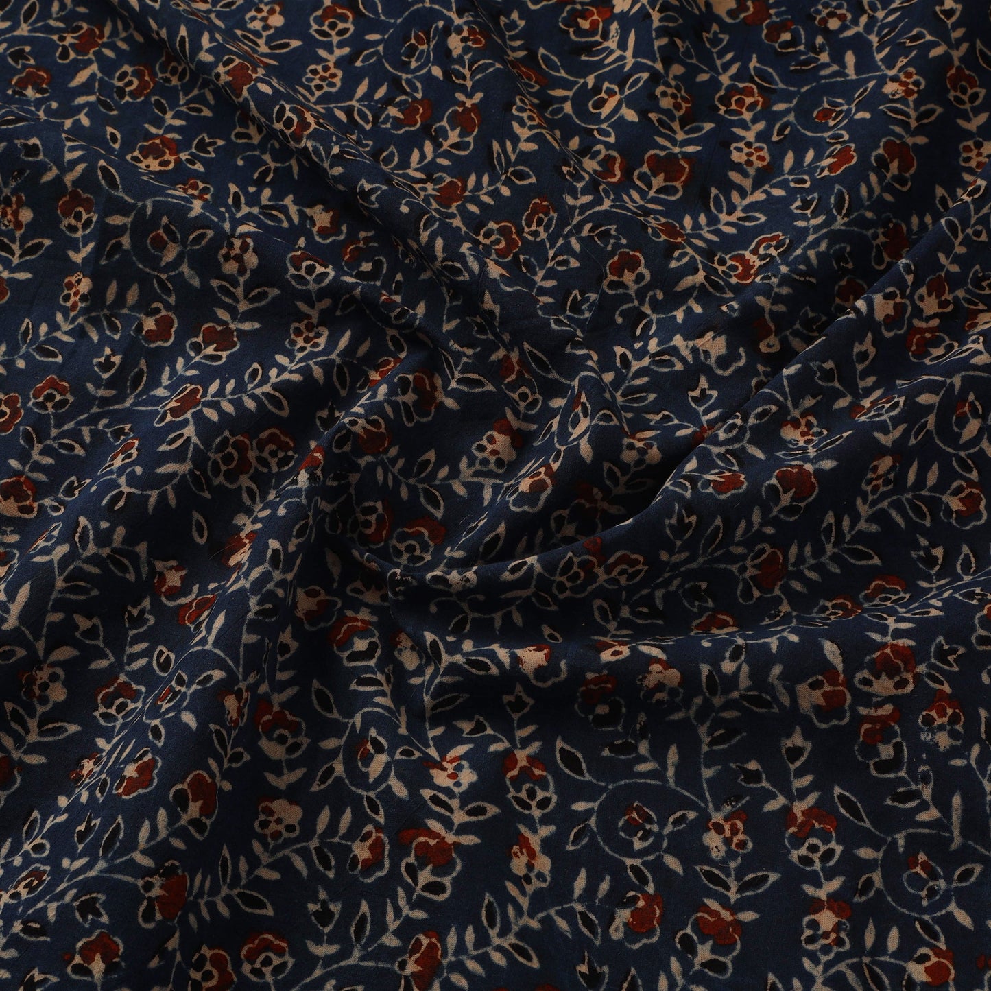 Natural dyed hand cotton fabric 07 - handcrafted