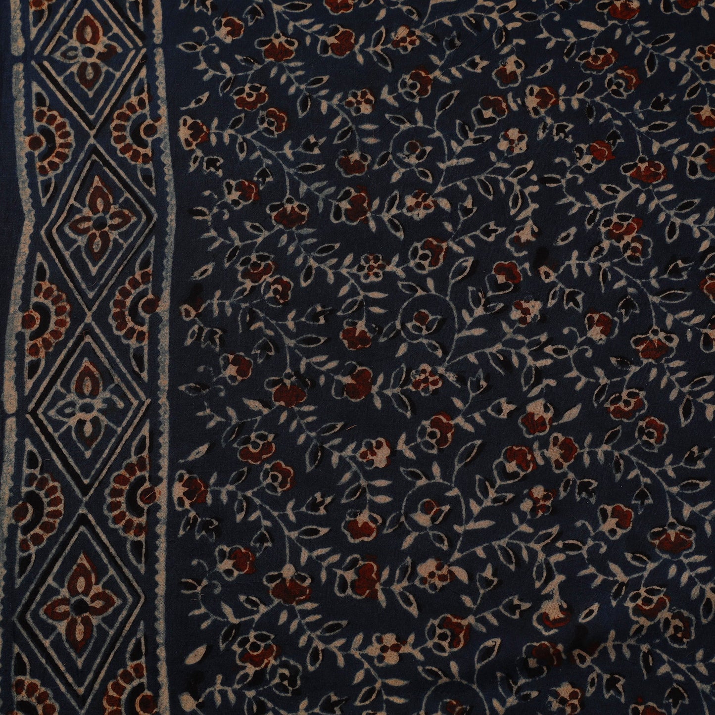 Natural dyed hand cotton fabric 07 - handcrafted