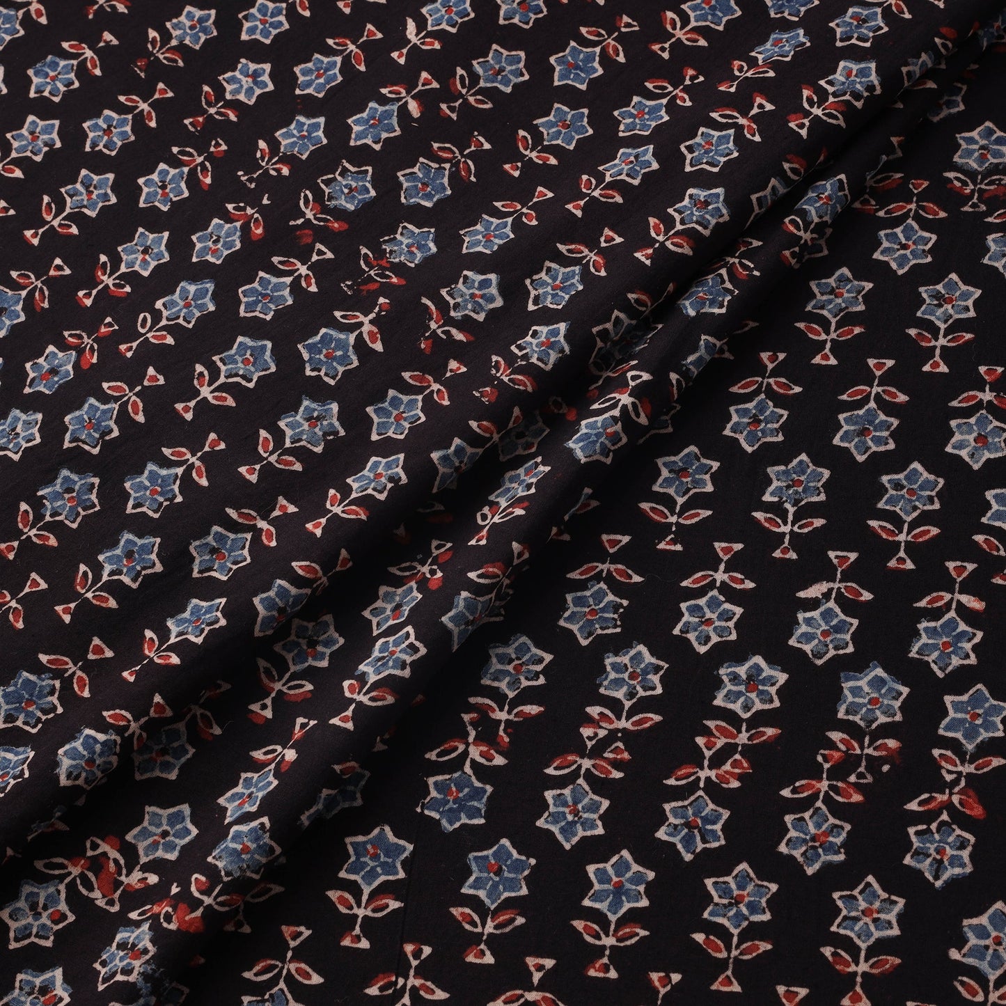 Natural dyed hand cotton fabric 09 - handcrafted