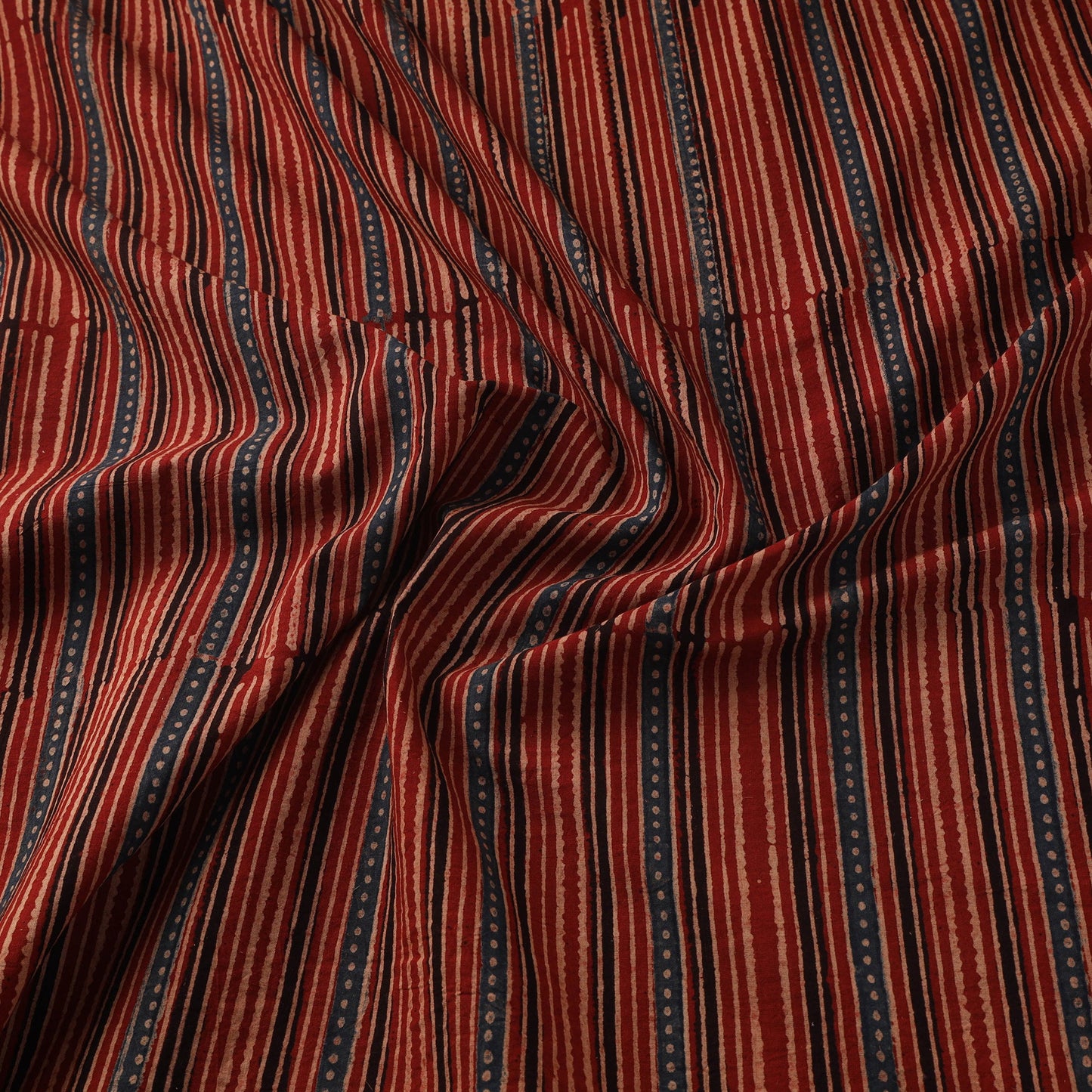 Natural dyed hand cotton fabric 09 - handcrafted