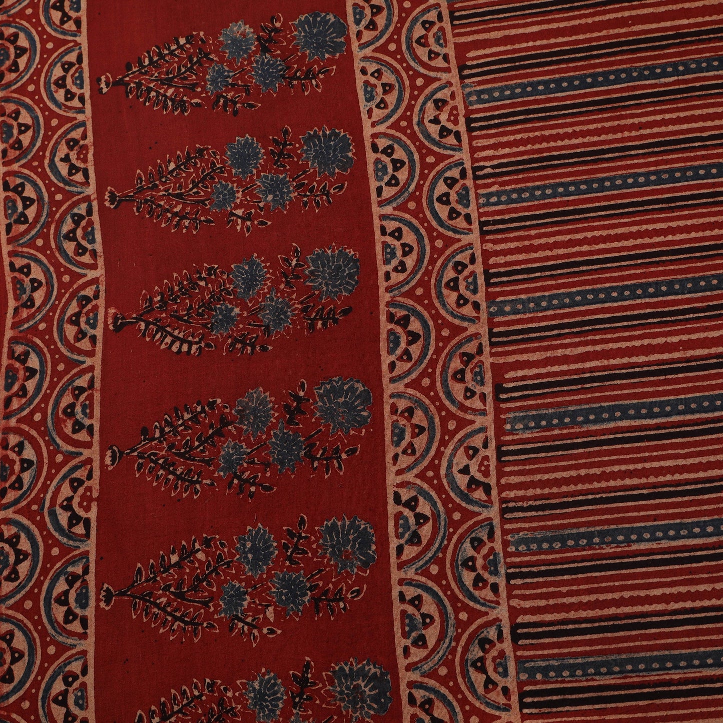 Natural dyed hand cotton fabric 09 - handcrafted