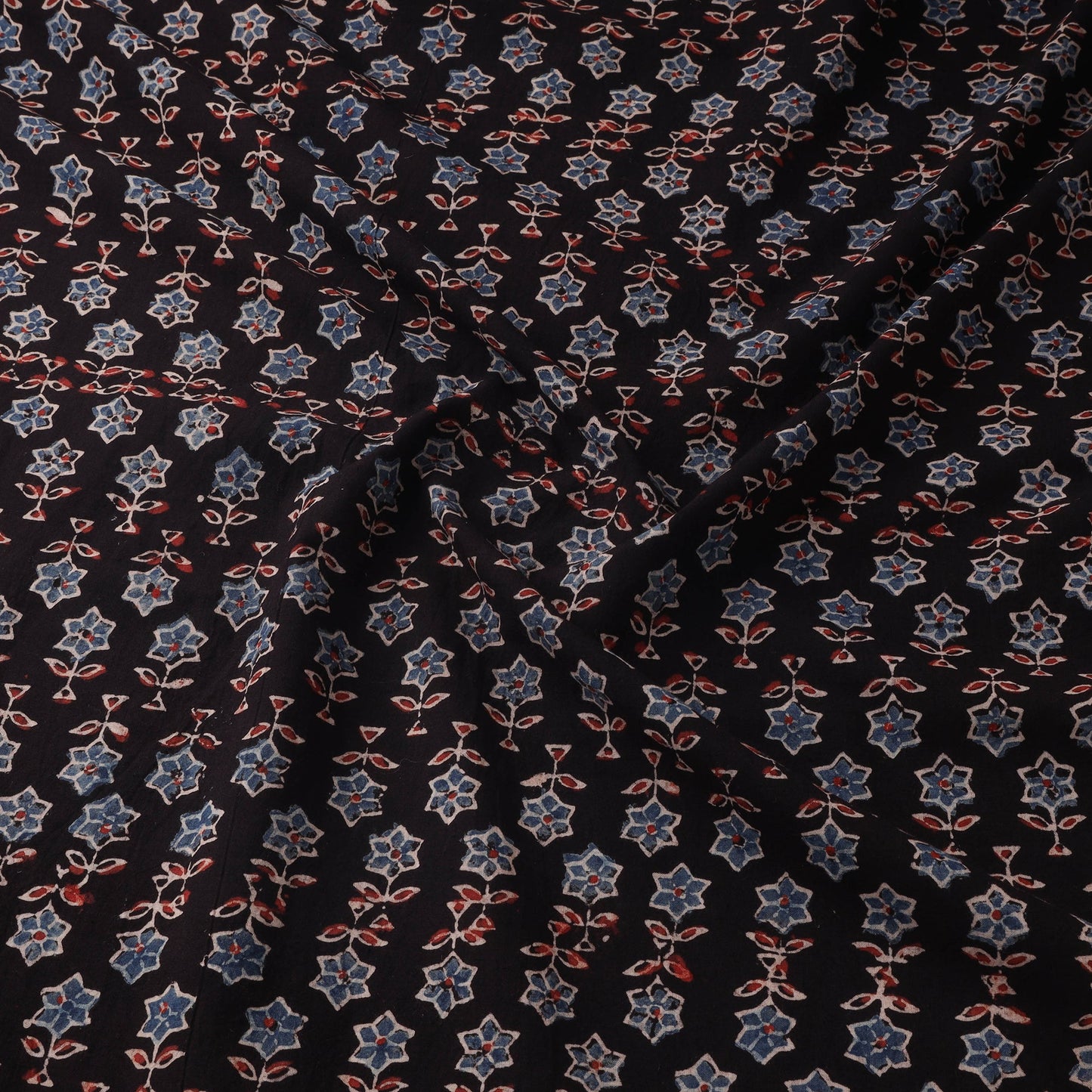 Natural dyed hand cotton fabric 09 - handcrafted