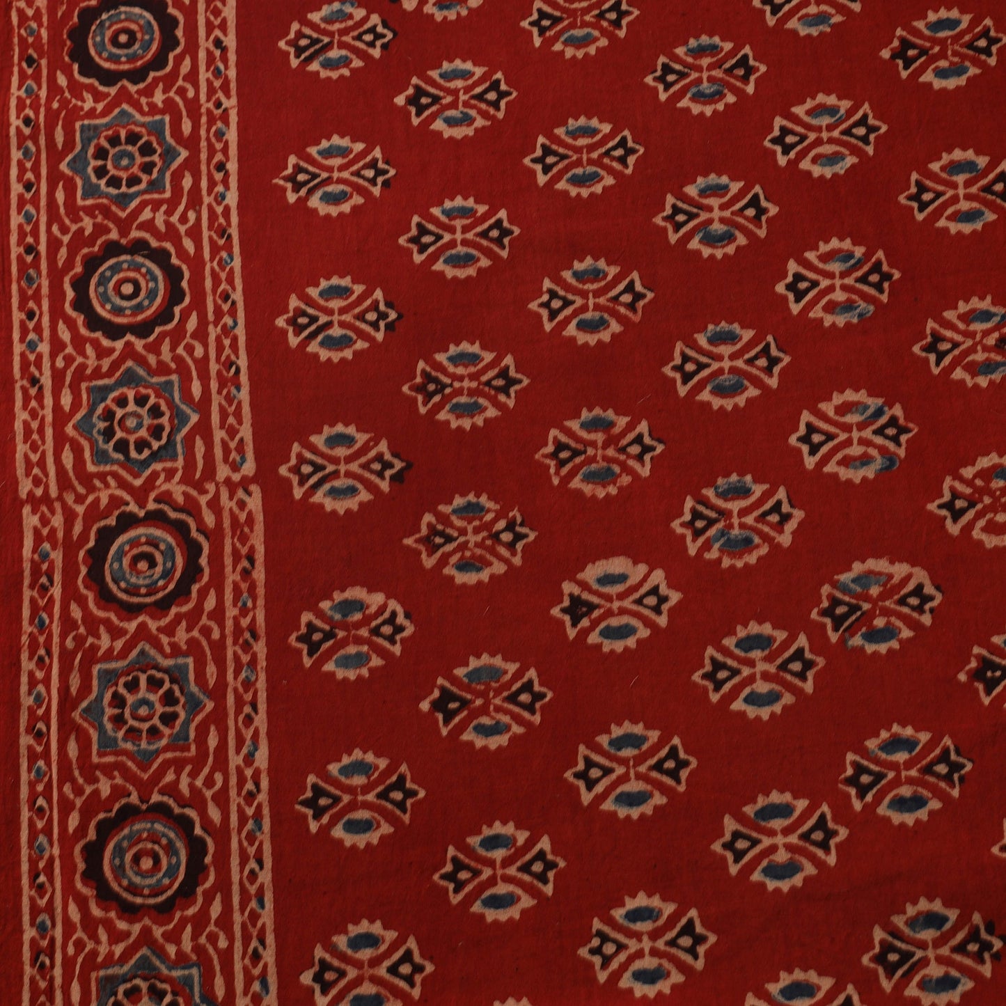 Natural dyed hand cotton fabric 10 - handcrafted