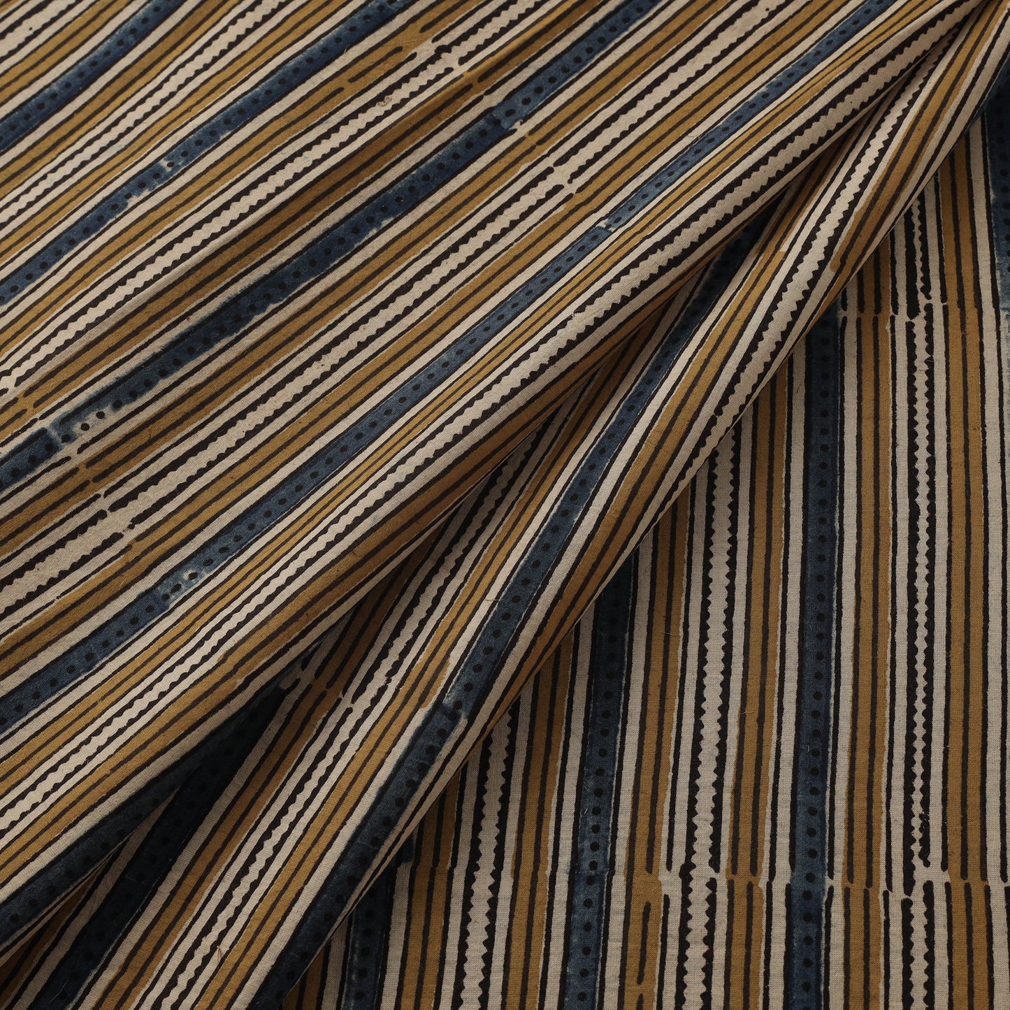 Natural dyed hand cotton fabric 11 - handcrafted