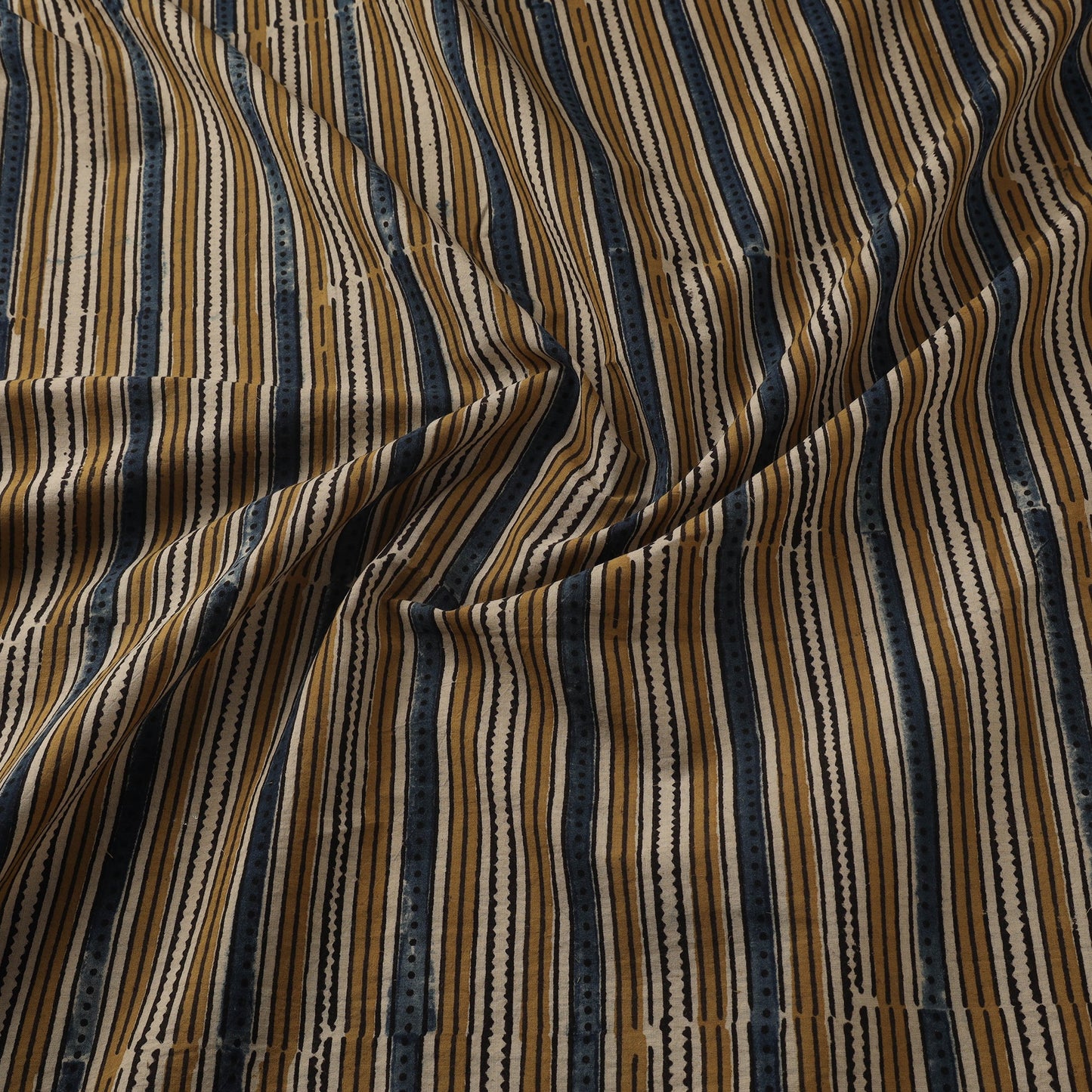 Natural dyed hand cotton fabric 11 - handcrafted