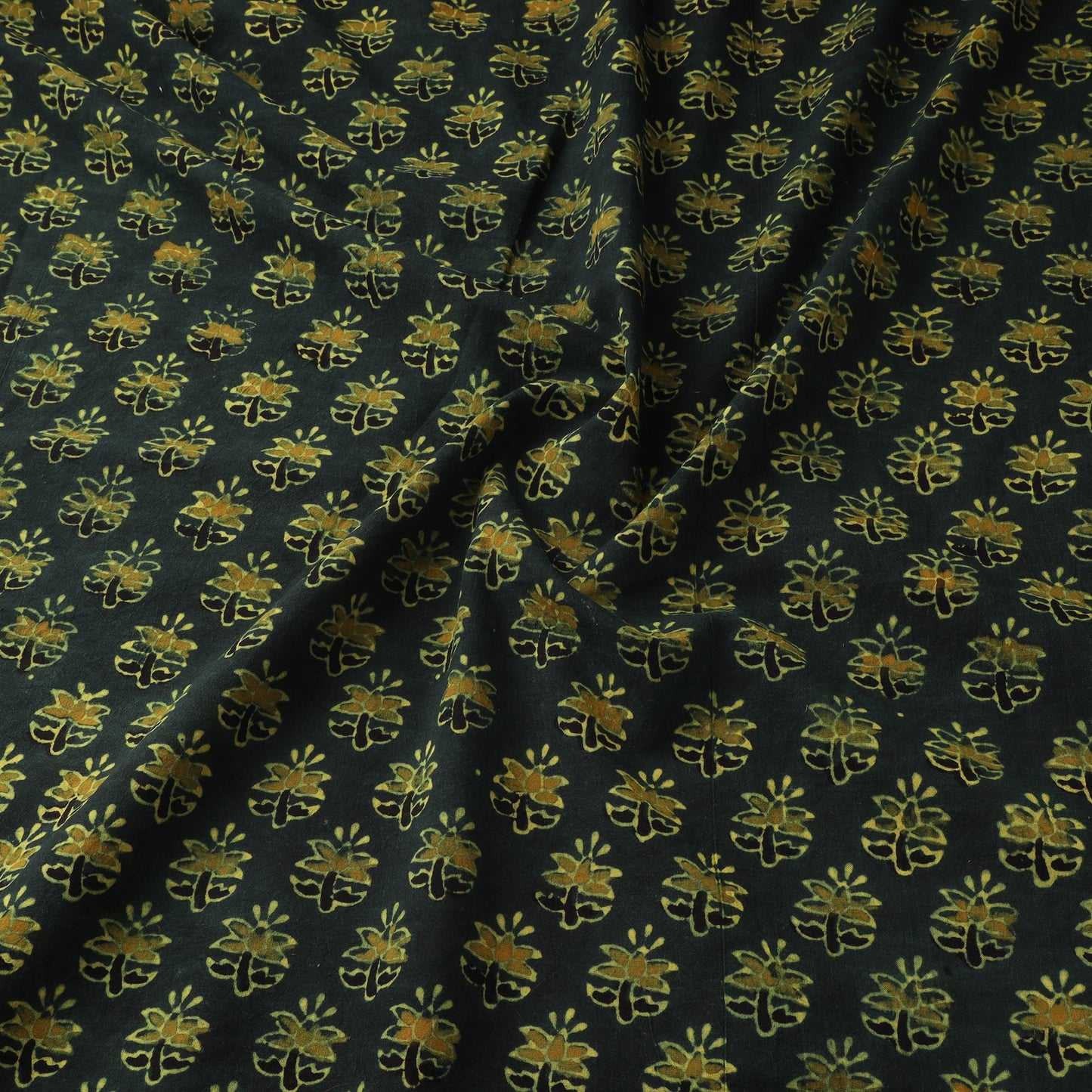 Natural dyed hand cotton fabric 12 - handcrafted