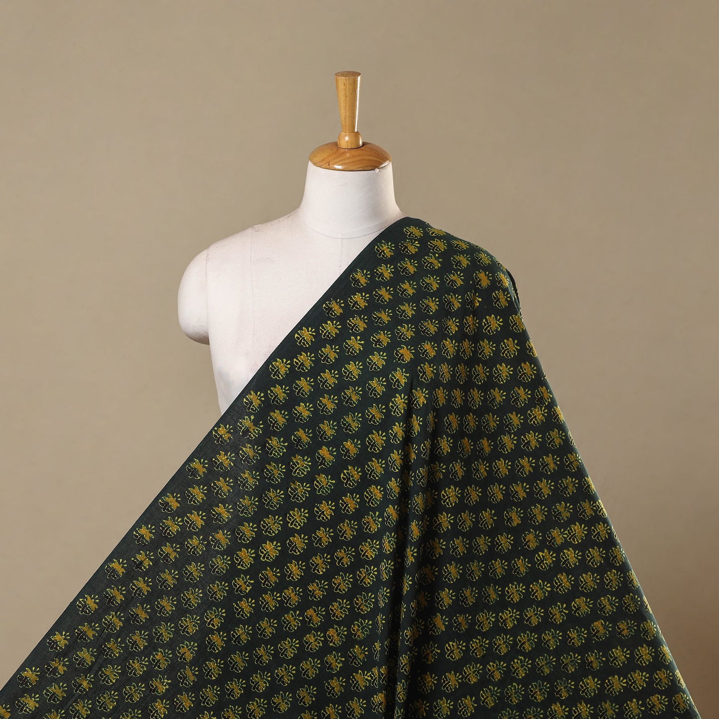 Natural dyed hand cotton fabric 12 - handcrafted