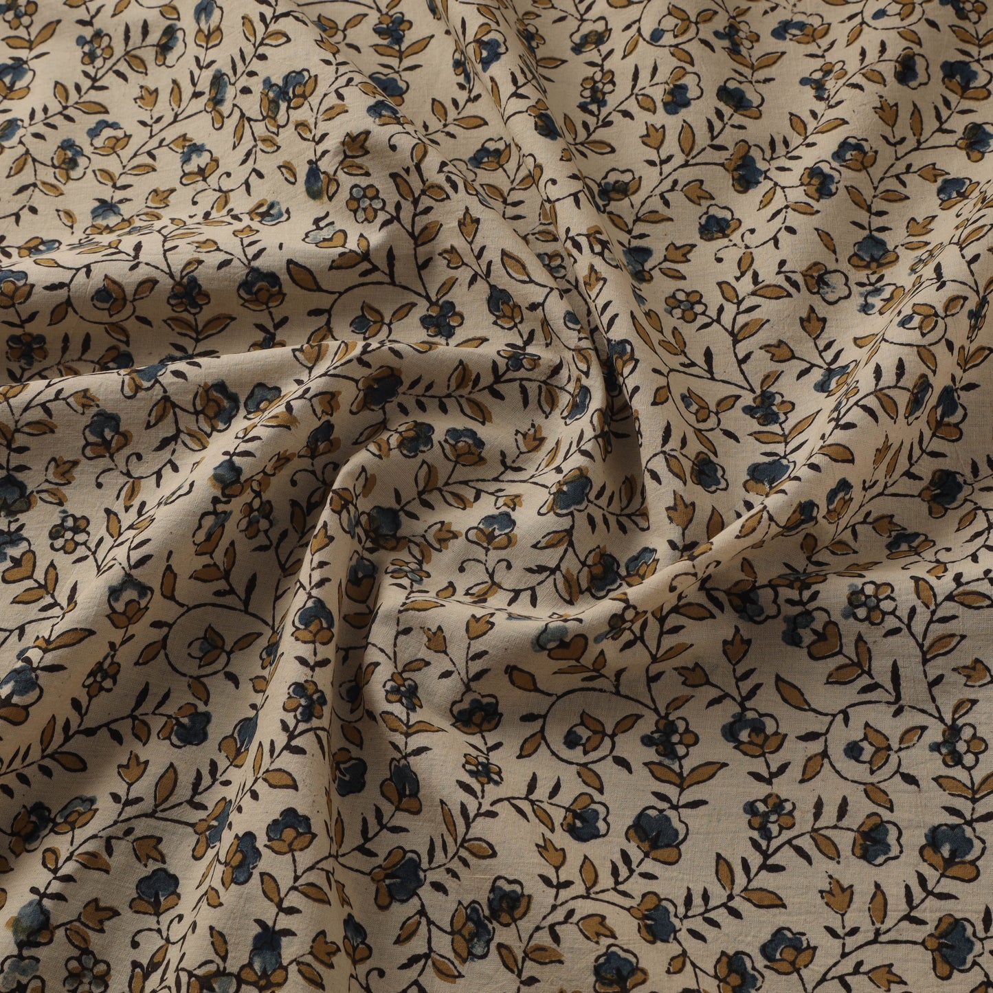 Natural dyed hand cotton fabric 12 - handcrafted