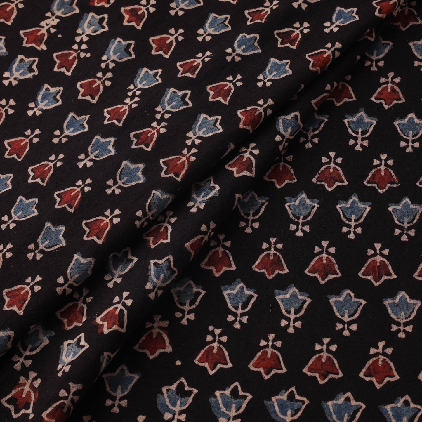 Natural dyed hand cotton fabric 13 - handcrafted