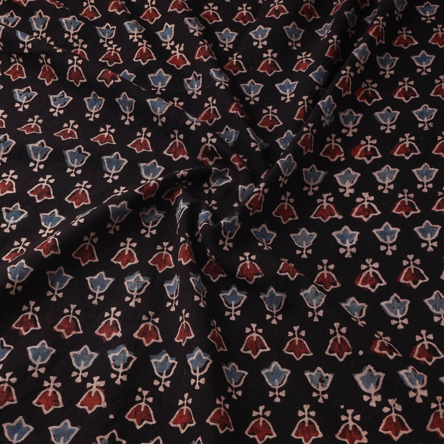 Natural dyed hand cotton fabric 13 - handcrafted