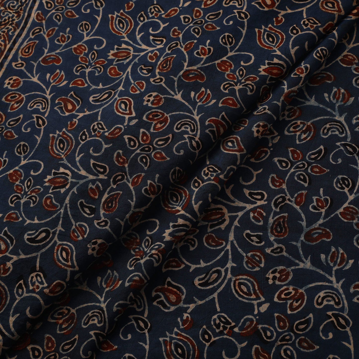 Natural dyed hand cotton fabric 13 - handcrafted