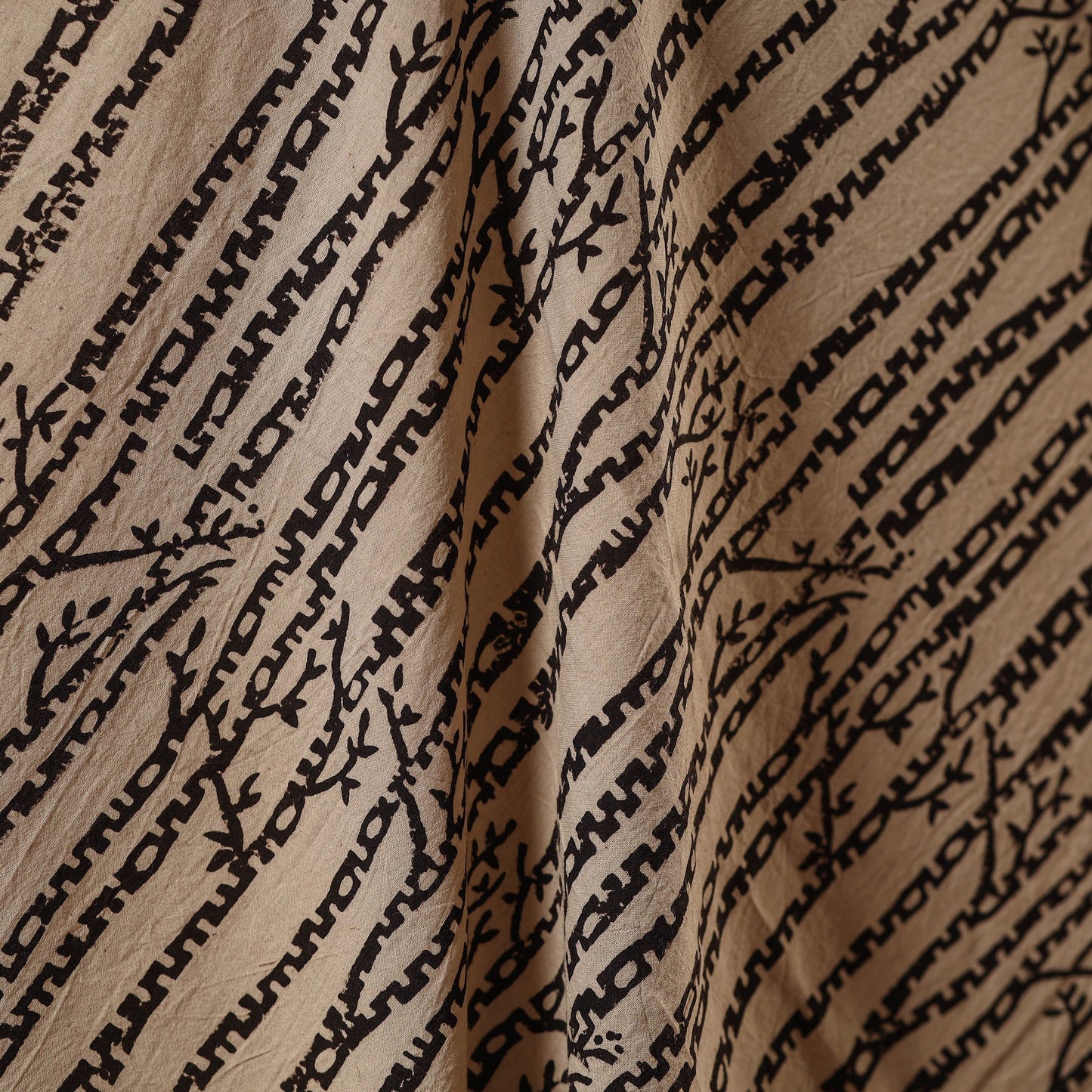 Natural dyed hand cotton fabric 15 - handcrafted