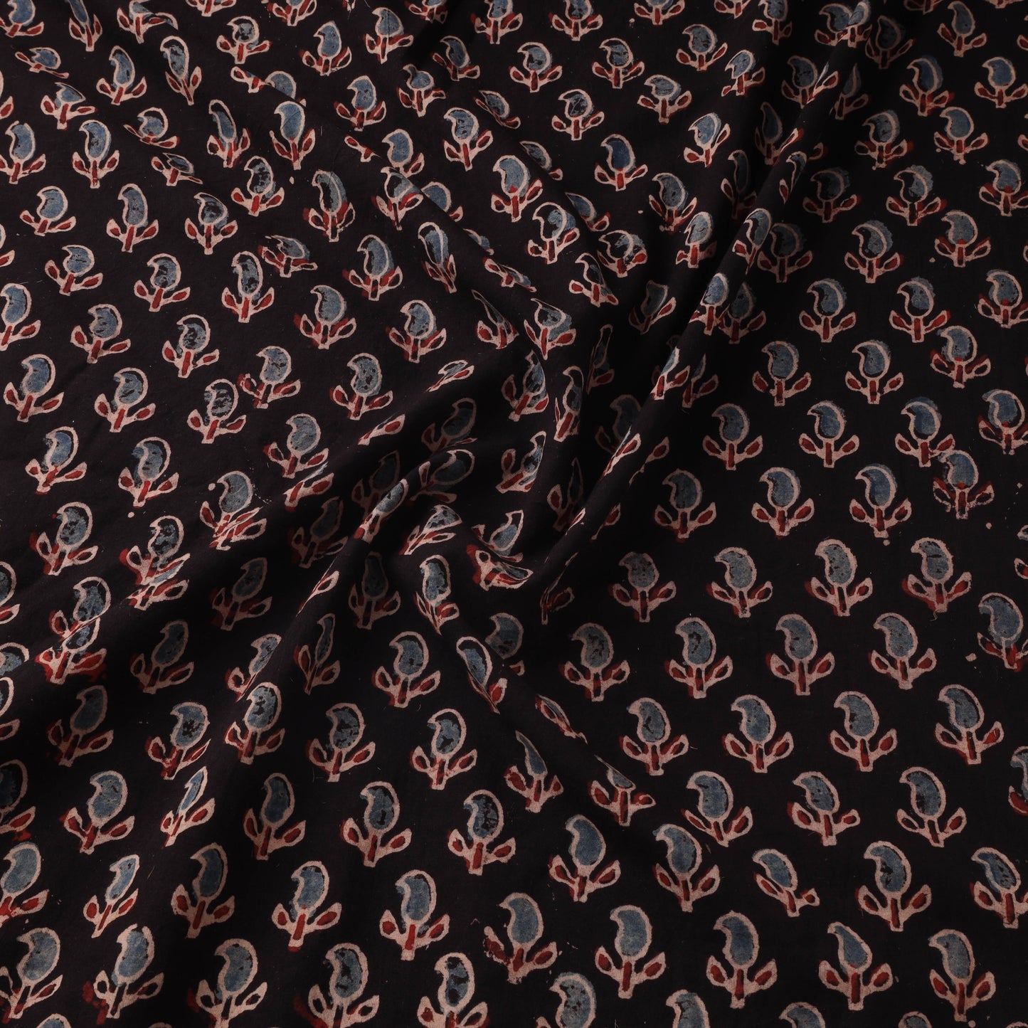 Natural dyed hand cotton fabric 16 - handcrafted