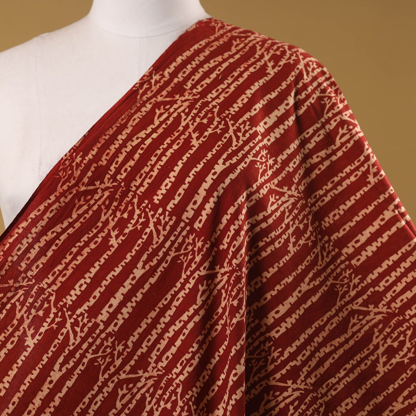 Natural dyed hand cotton fabric 16 - handcrafted