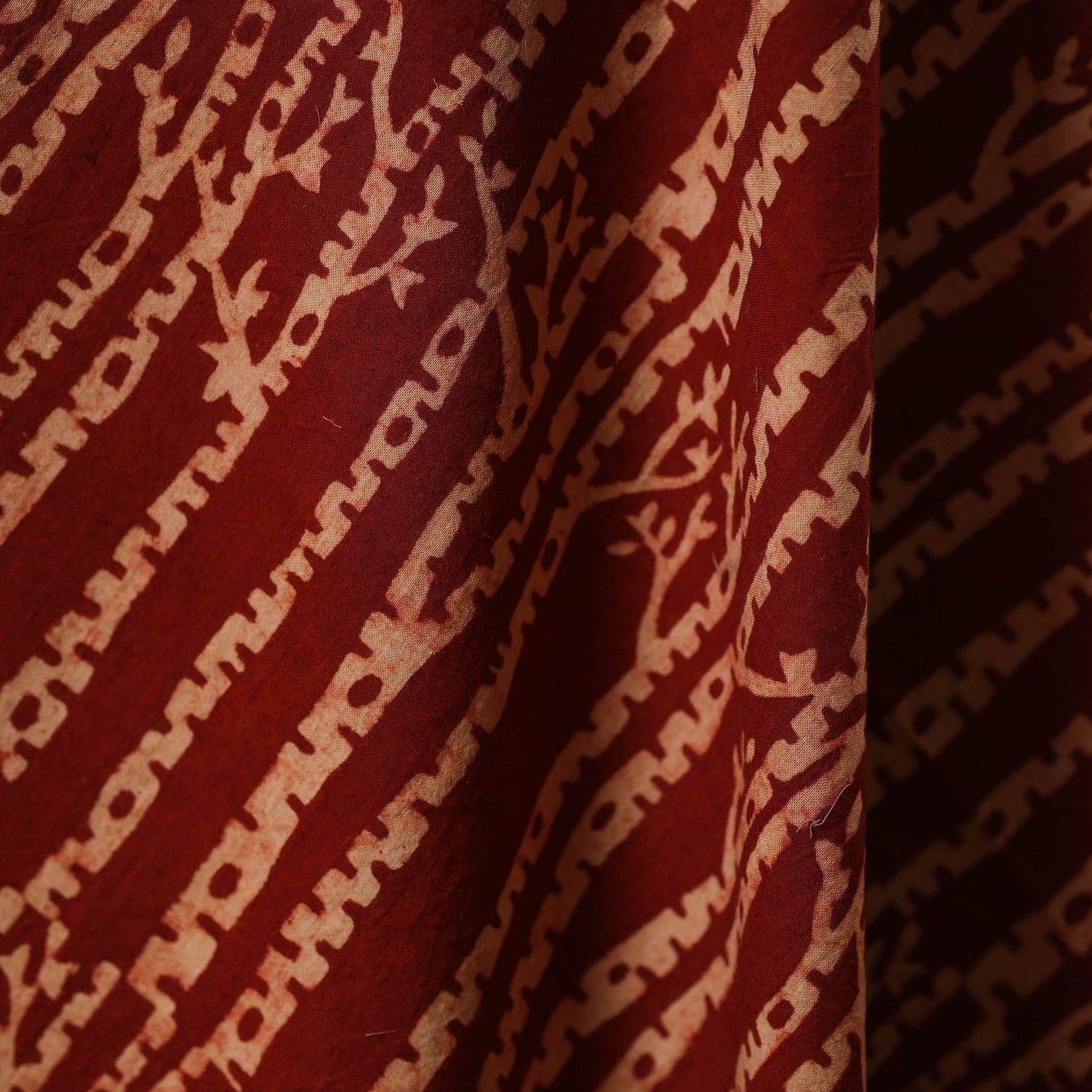 Natural dyed hand cotton fabric 16 - handcrafted