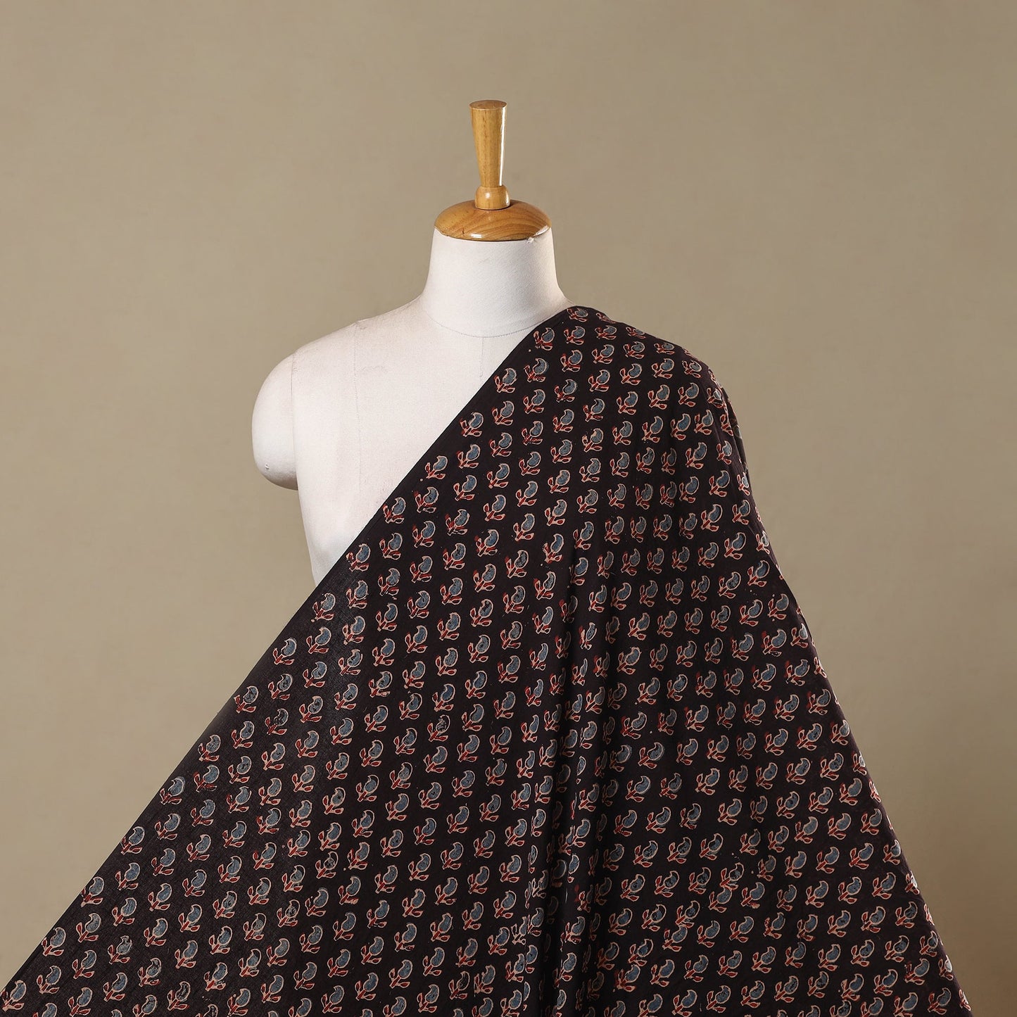 Natural dyed hand cotton fabric 16 - handcrafted