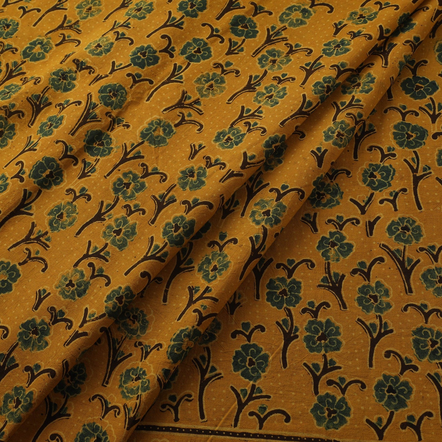 Natural dyed hand cotton fabric 16 - handcrafted