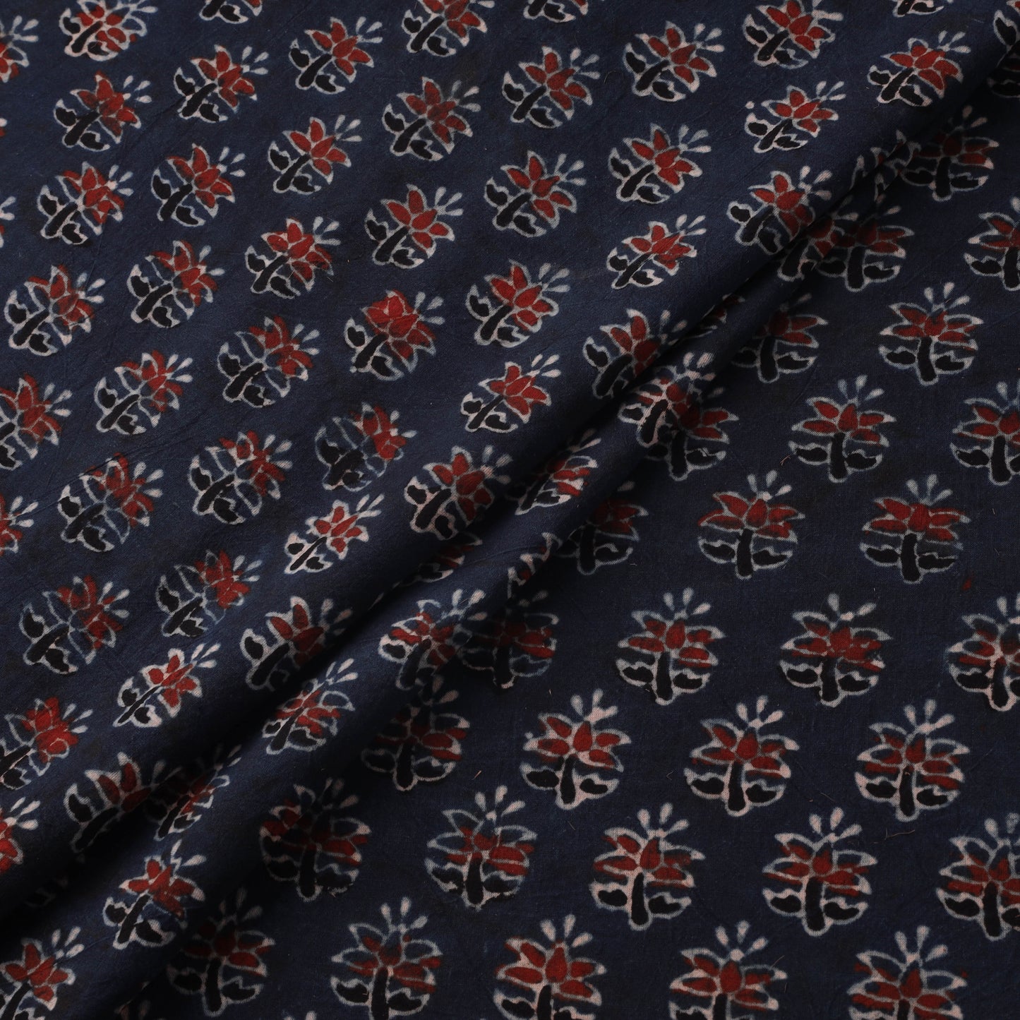 Natural dyed hand cotton fabric 17 - handcrafted