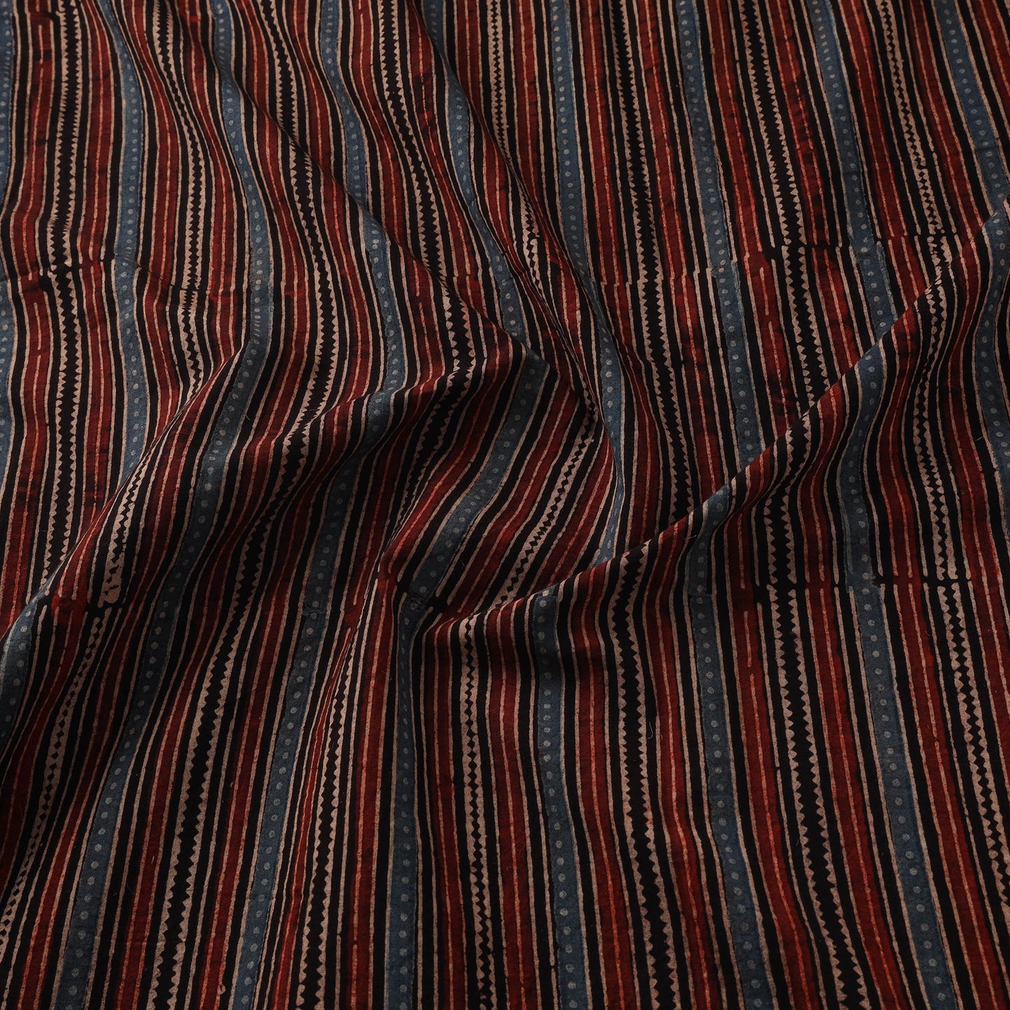 Natural dyed hand cotton fabric 19 - handcrafted