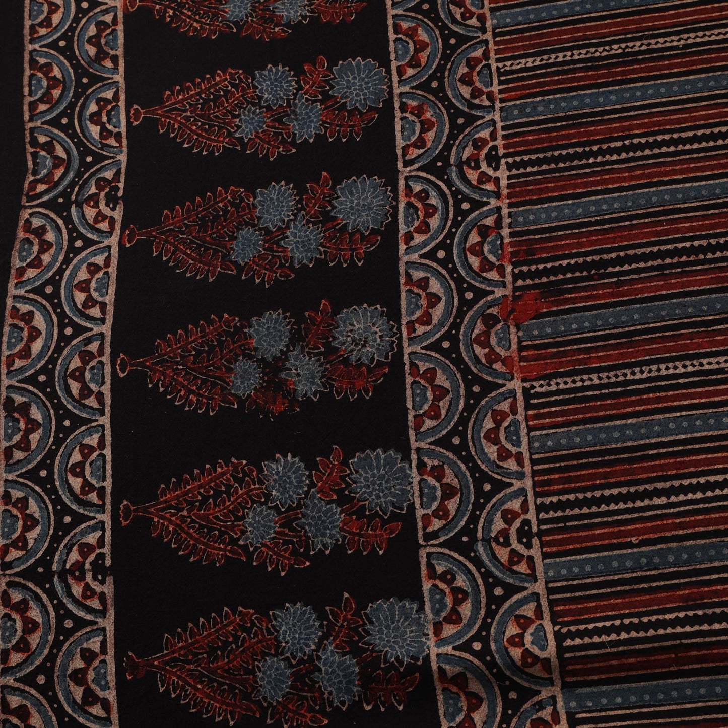 Natural dyed hand cotton fabric 19 - handcrafted