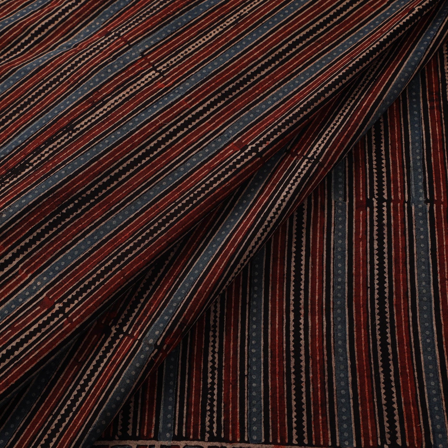 Natural dyed hand cotton fabric 19 - handcrafted