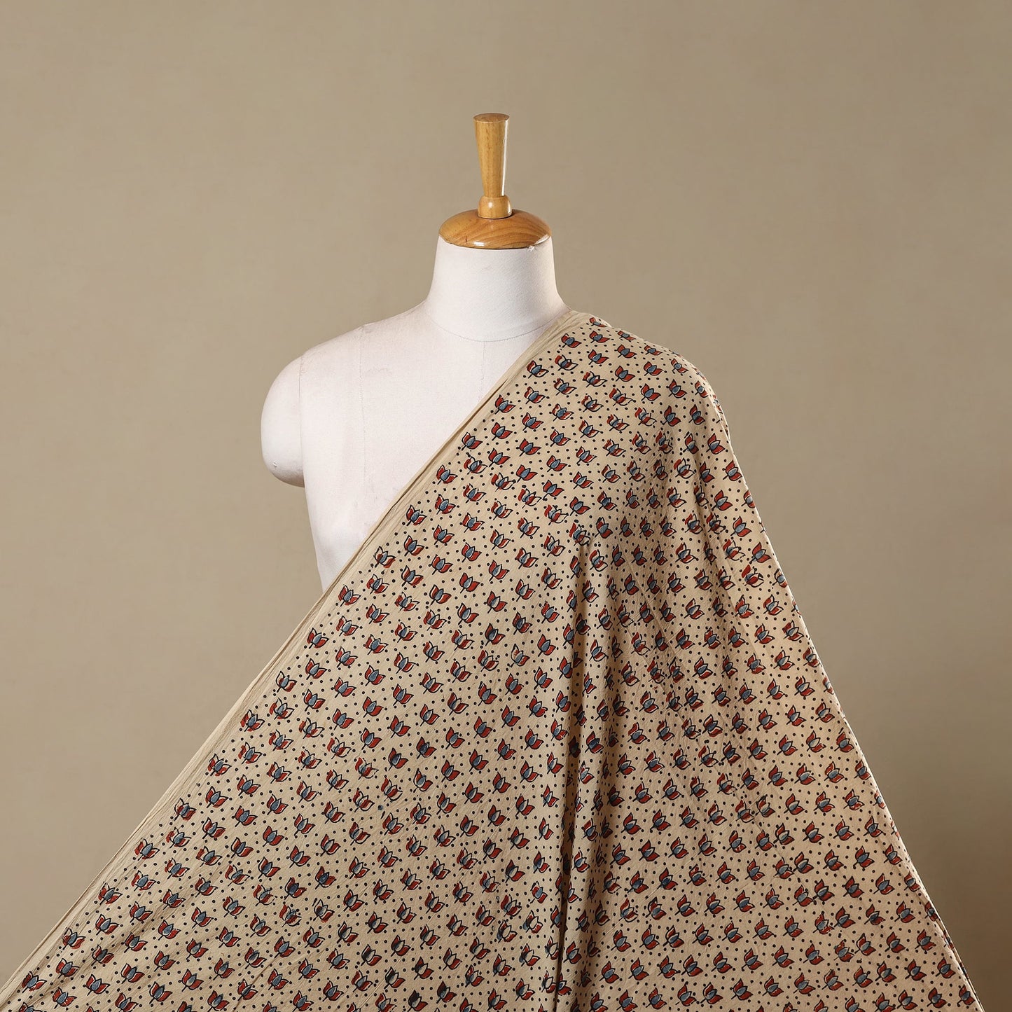 Natural dyed hand cotton fabric 20 - handcrafted