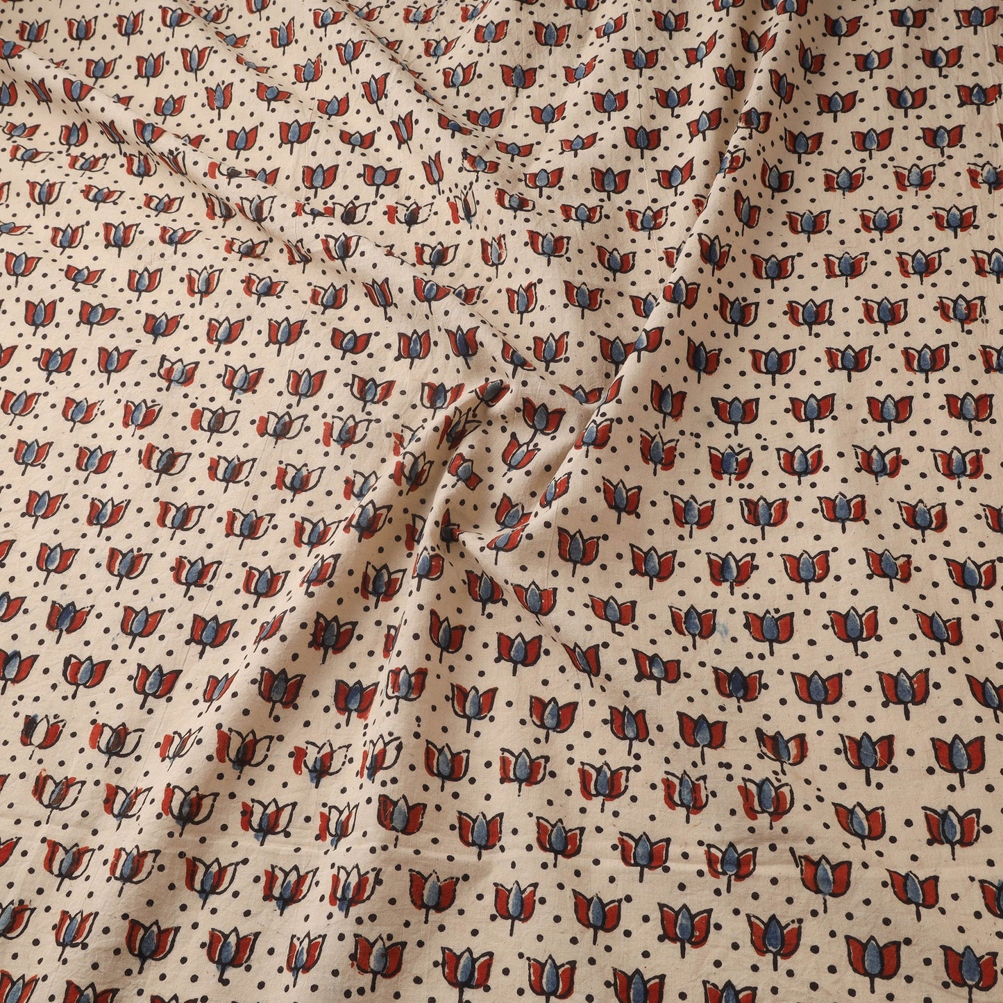 Natural dyed hand cotton fabric 20 - handcrafted