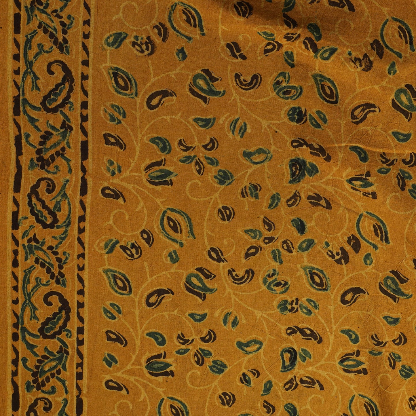 Natural dyed hand cotton fabric 20 - handcrafted