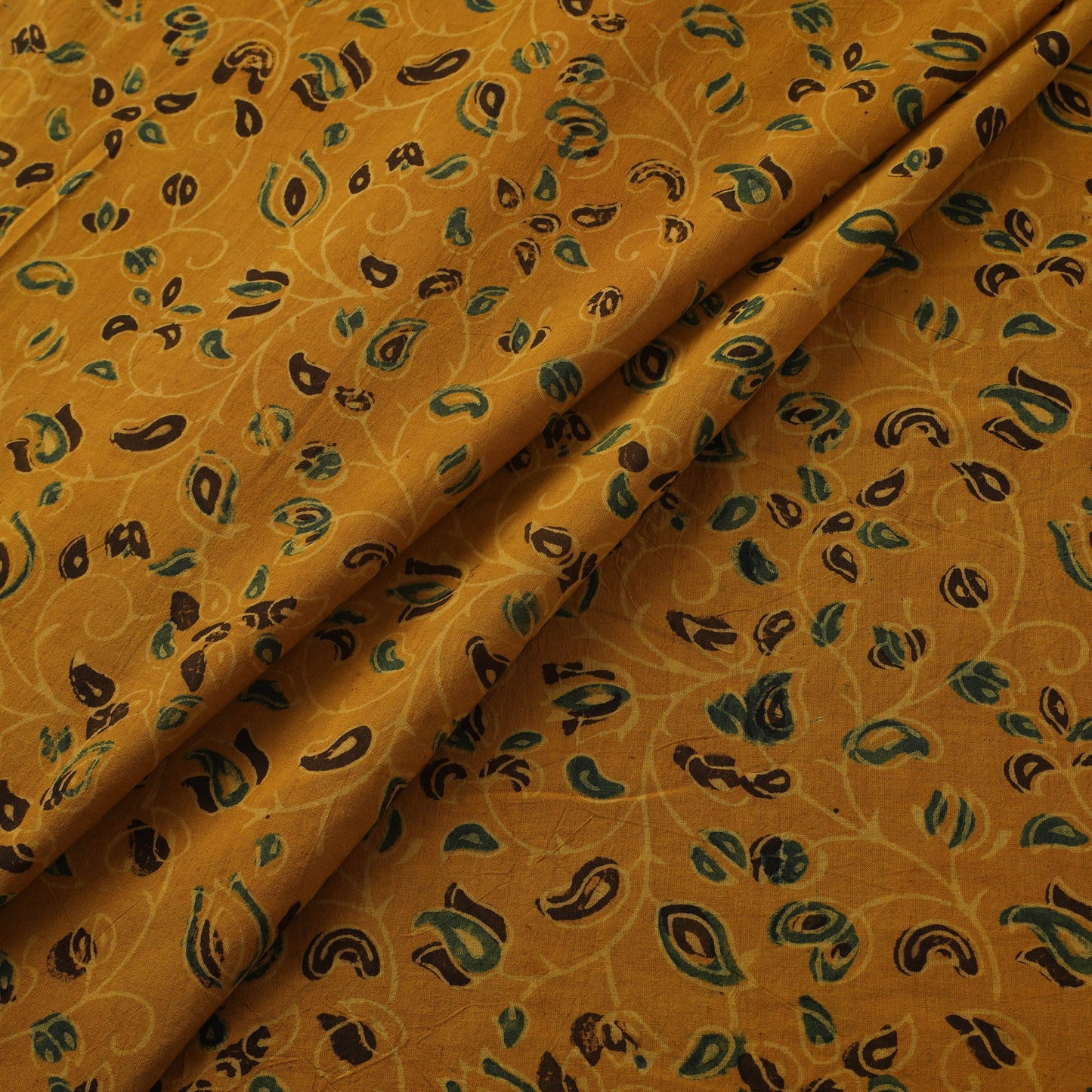 Natural dyed hand cotton fabric 20 - handcrafted